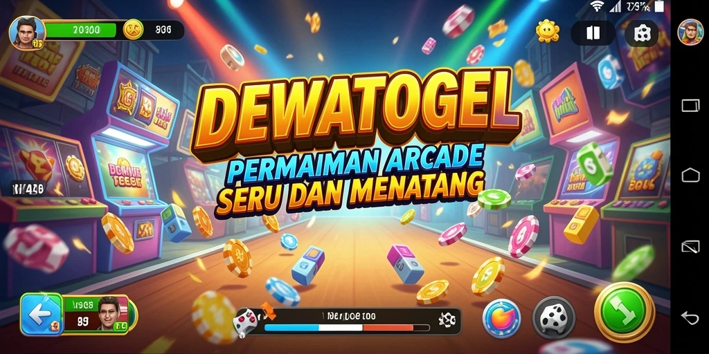 Tampilan gameplay DEWATOGEL yang menampilkan aksi seru dari permainan arcade.