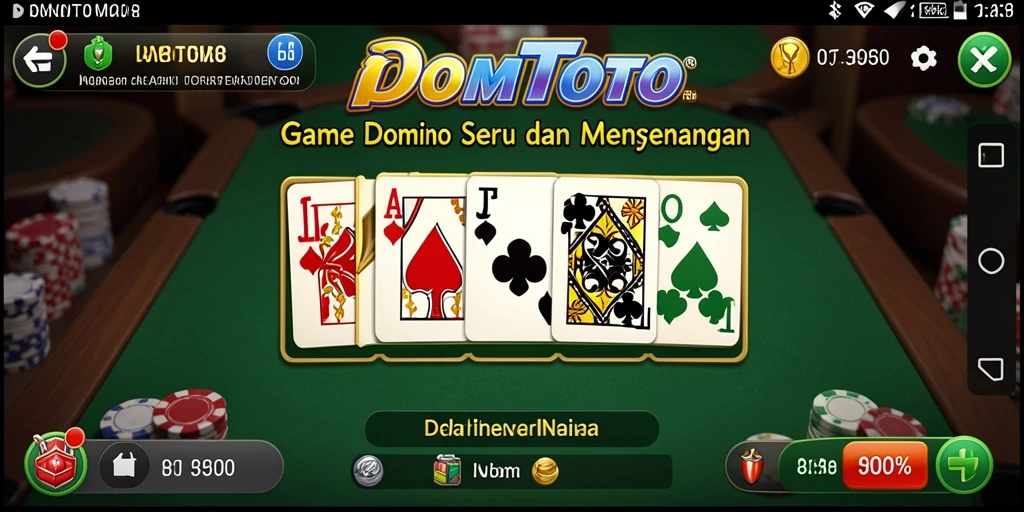 Gameplay seru <strong>DOMTOTO</strong> dengan pemain yang beradu strategi.