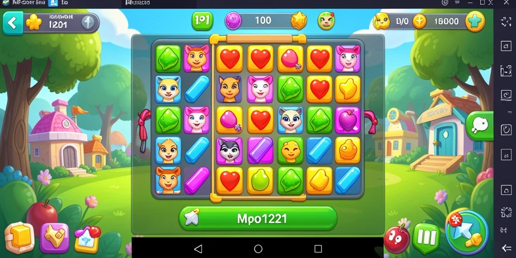 Tampilan gameplay MPO1221 yang seru dan penuh warna.