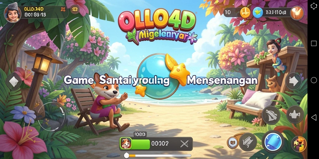 Tampilan menarik dari gameplay OLLO4D yang seru dan santai.