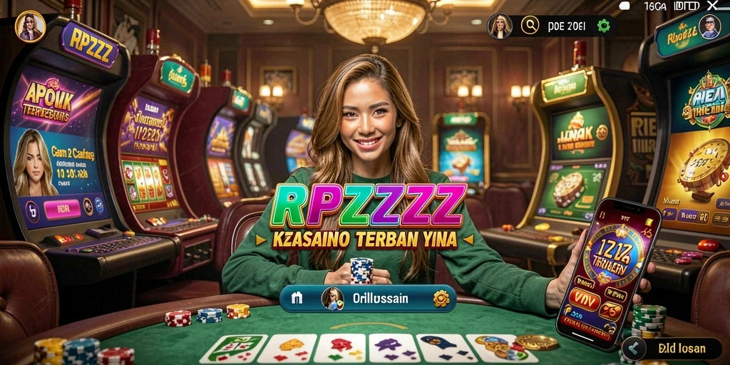 Screenshot dari gameplay seru di RPZZZ yang menampilkan berbagai pilihan permainan Kasino.