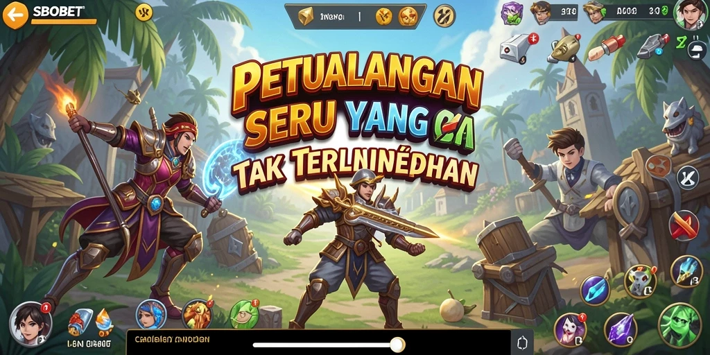 Tampilan gameplay SBOBET yang menantang dan seru.