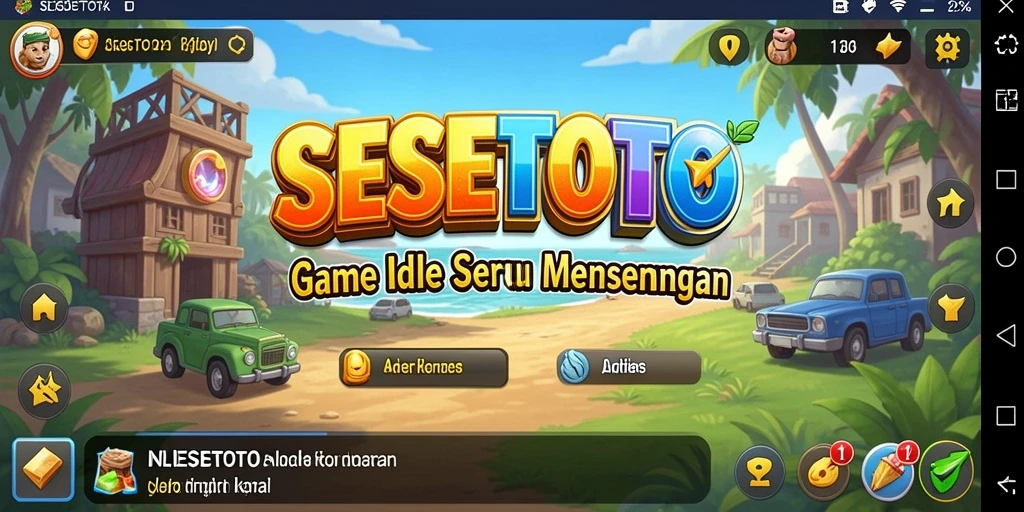 Screenshot gameplay SESETOTO dengan tampilan yang menarik dan interaktif.