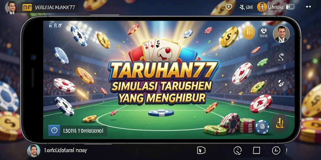 Screenshot gameplay TARUHAN77 yang menampilkan suasana taruhan yang mendebarkan.