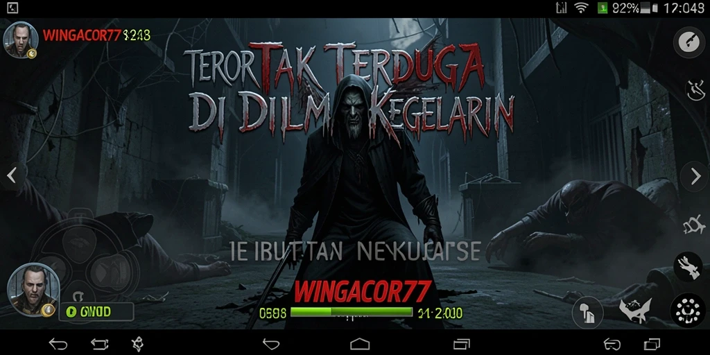 Tampilan gameplay menegangkan di dunia kegelapan WINGACOR77.