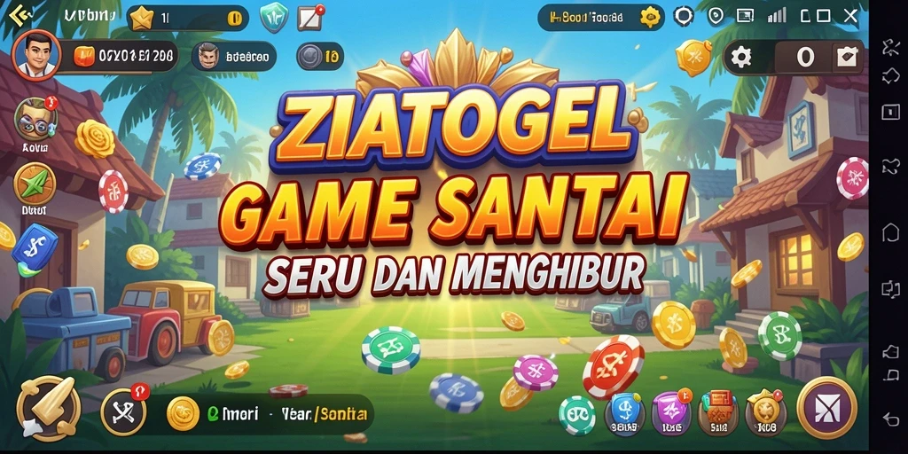 Menampilkan gameplay ZIATOGEL yang menyenangkan dan interaktif.